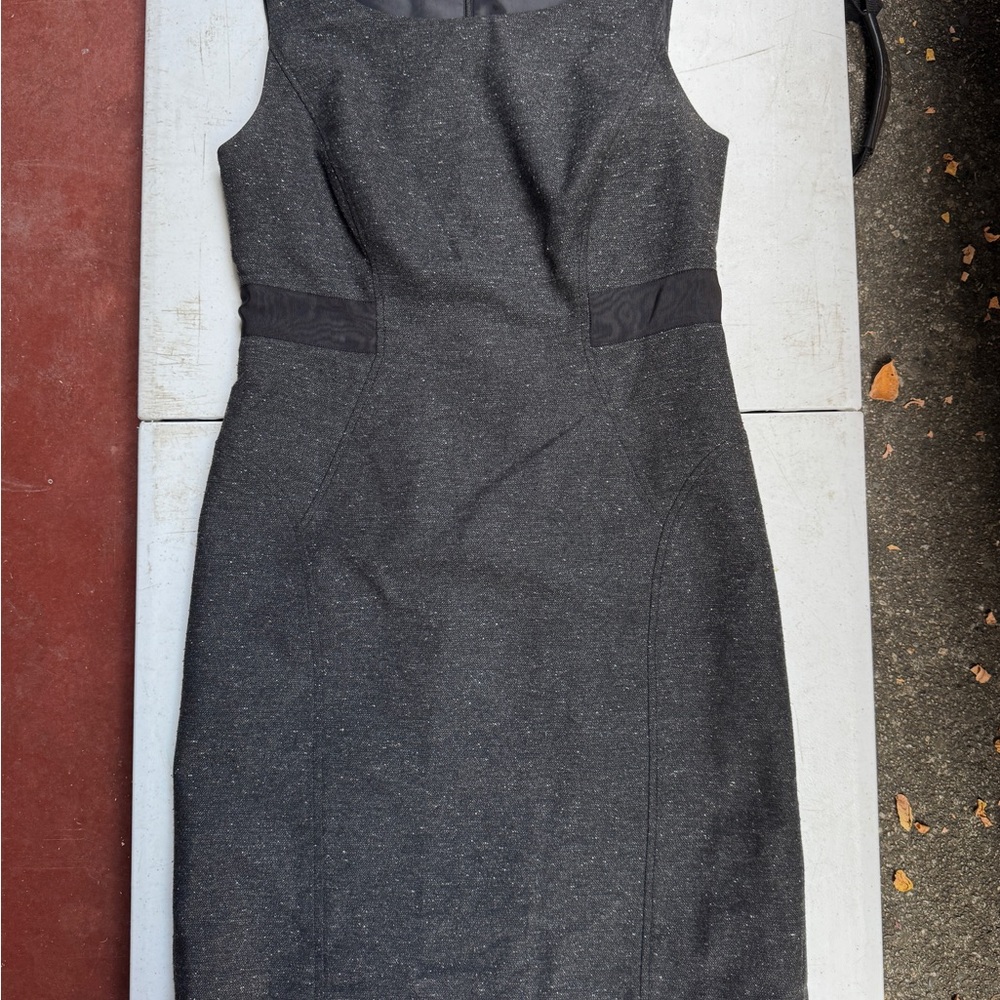 Halogen Charcoal Sleeveless Midi Dress